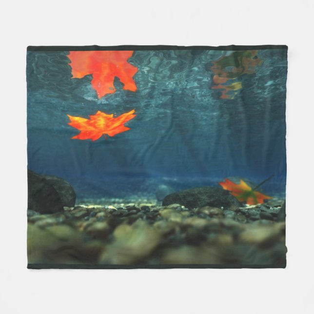 Flame i Vatten Fleece Blanket (Framsidan (Horisontell))