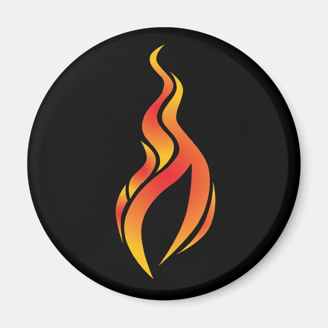 Flame Icon Magnet (Framsidan)