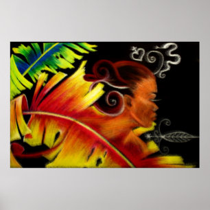 Flame II Vatten Poster