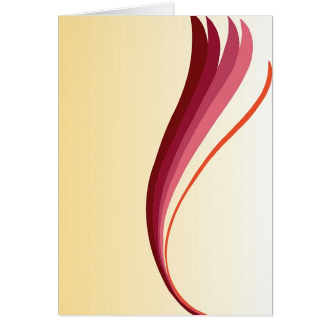 Flame Lily Hälsningskort (Framsidan)