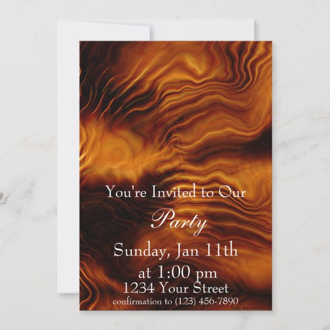 Flame Party 3 Inbjudan full (Framsida)