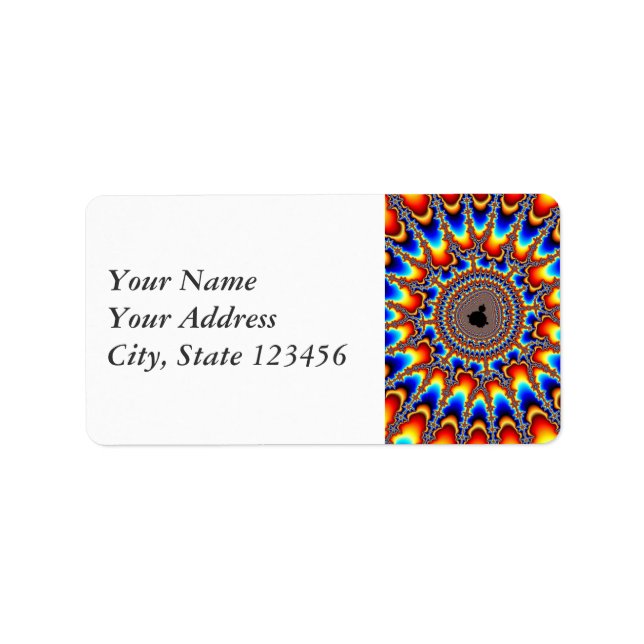 Flame Ring Adressetikett (Framsidan)