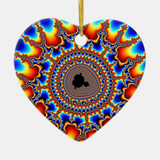 Flame Ring Julgransprydnad Keramik (Framsidan)