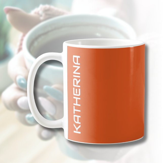 Flame Solid Färg | Klassisk Personlig Kaffemugg (Skapare uppladdad)
