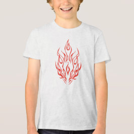 Flame Spirit Face | Tribal Fire Silhouette Art T Shirt
