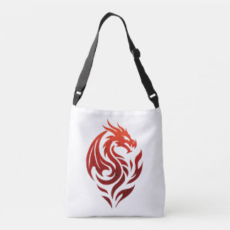 Flameborn Dargon Pact Dargon-logotyp Axelväska
