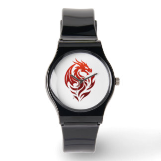 Flameborn Dargon Pakt logotyp Armbandsur