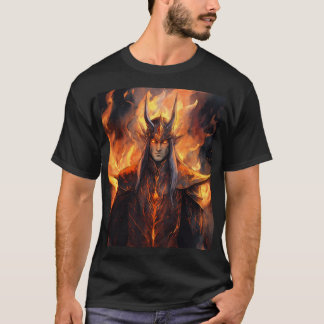 Flameborn Sauron: Elven form Reimaged T Shirt