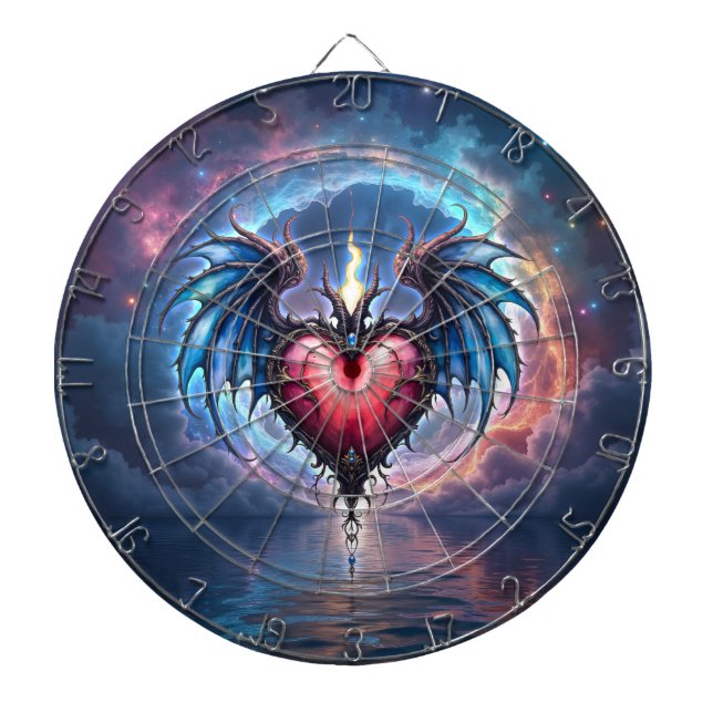 Flamebound Heart of the Moon – Gothic Cosmic Love  Darttavla (Framsidan)