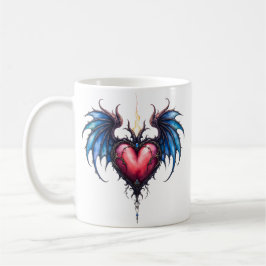 Flamebound Heart of the Moon – Gothic Cosmic Love  Kaffemugg