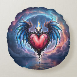 Flamebound Heart of the Moon – Gothic Cosmic Love  Rund Kudde