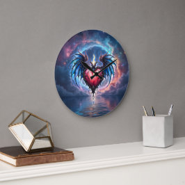 Flamebound Heart of the Moon – Gothic Cosmic Love  Stor Klocka