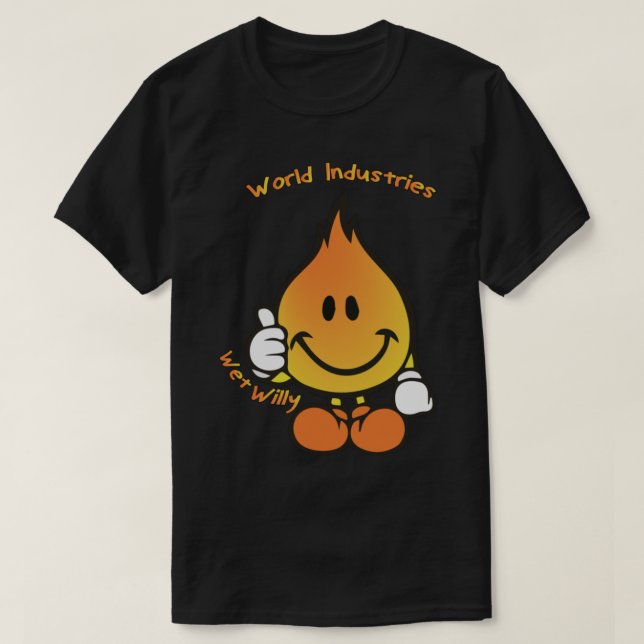 Flameboy World Industries Blöt Willy T Shirt (Design framsida)
