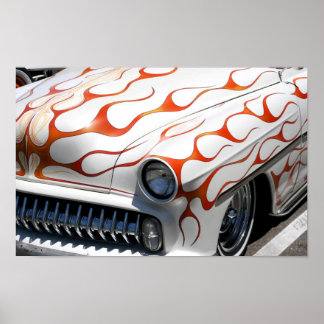 Flamed Kustom Poster