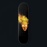 Flameld Skull Mini Skateboard Bräda 18,5 Cm<br><div class="desc">Den här designen kan vara personlig genom att välja anpassningsalternativet för att lägga till text eller göra andra ändringar. Om den här produkten har möjlighet att överföra designen till en annan artikel ska du vid behov justera designen så att den passar. Kontakta mig på colorflowcreations@gmail.com om du vill ha den...</div>
