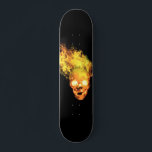Flameld Skull Mini Skateboard Bräda 18,5 Cm<br><div class="desc">Den här designen kan vara personlig genom att välja anpassningsalternativet för att lägga till text eller göra andra ändringar. Om den här produkten har möjlighet att överföra designen till en annan artikel ska du vid behov justera designen så att den passar. Kontakta mig på colorflowcreations@gmail.com om du vill ha den...</div>