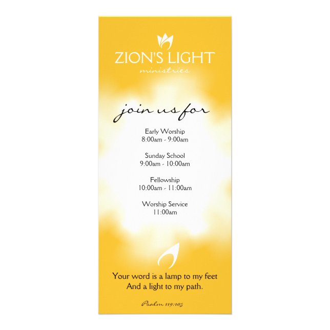 Flameld (vita lågor) reklamkort (Framsidan)