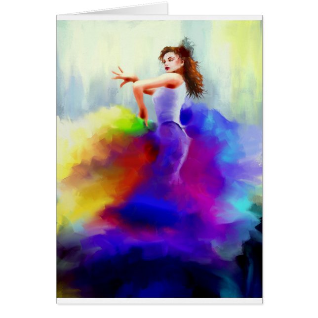 Flamenca 13ss hälsningskort (Framsidan)