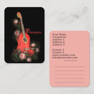 Flamenco - Affärskort Visitkort