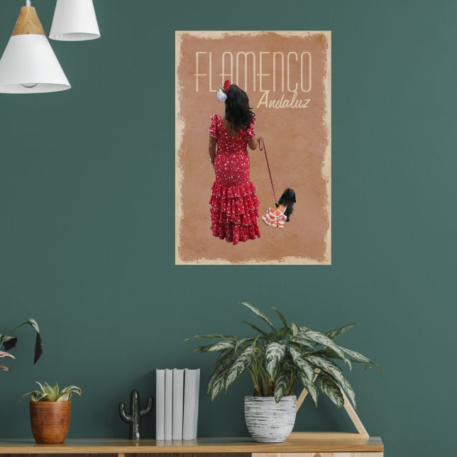Flamenco Andaluz Poster (Vardagsrum 1)