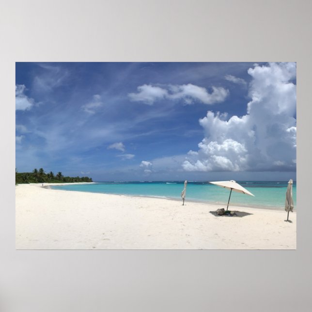 Flamenco Beach Culebra Puerto Rico Poster (Framsidan)