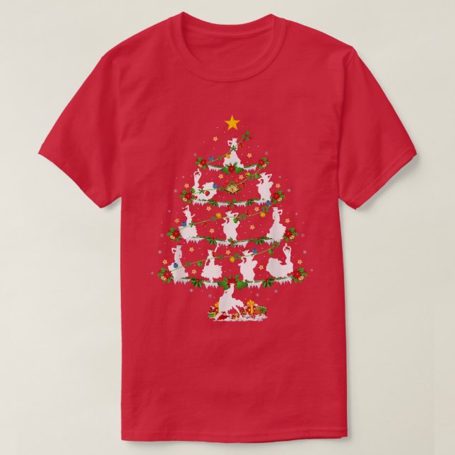 Flamenco Dance Älskare Julafton Lighting Flamenco  T Shirt (Design framsida)