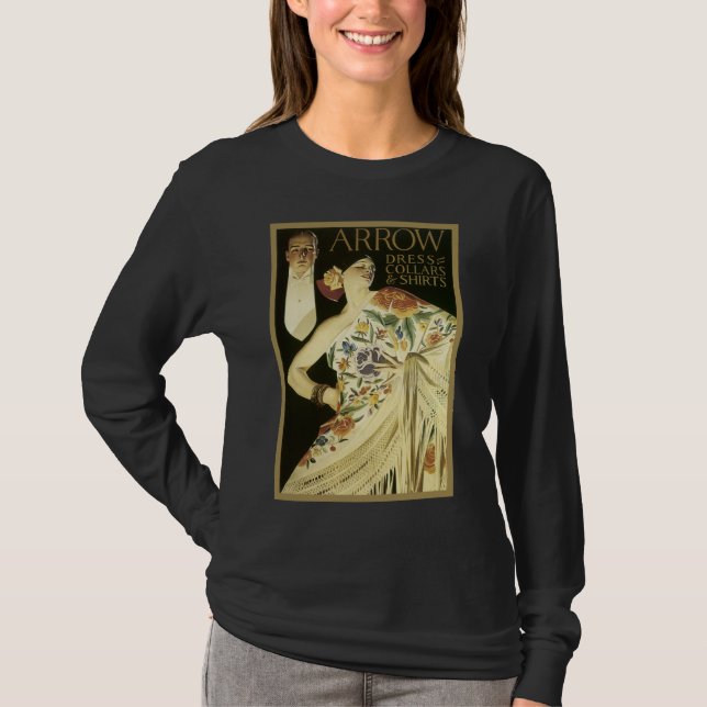 Flamenco Dance Girl Advertising Tee Shirt (Framsida)