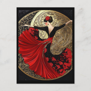 FLAMENCO DANCER #3 HELG VYKORT