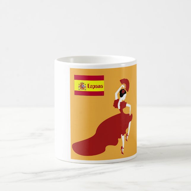 Flamenco Dancer Coffee Mugg (Center)