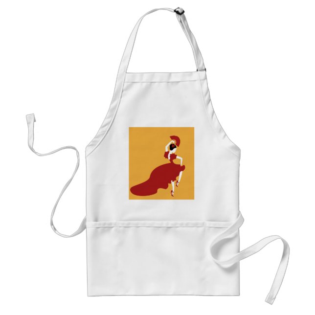 Flamenco Dancer Förkläde (Framsidan)