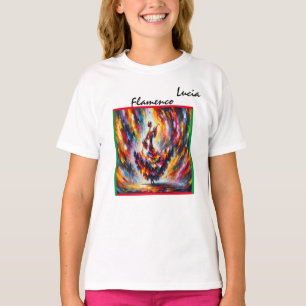 Flamenco Dancer Girl T Shirt