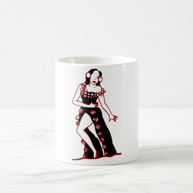 Flamenco dancer kaffemugg (Center)