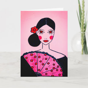 Flamenco dancer kort