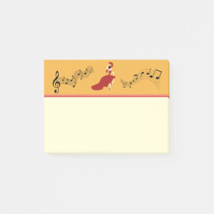 Flamenco Dancer Notes Post-it Block