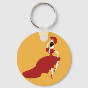 Flamenco Dancer Nyckelring