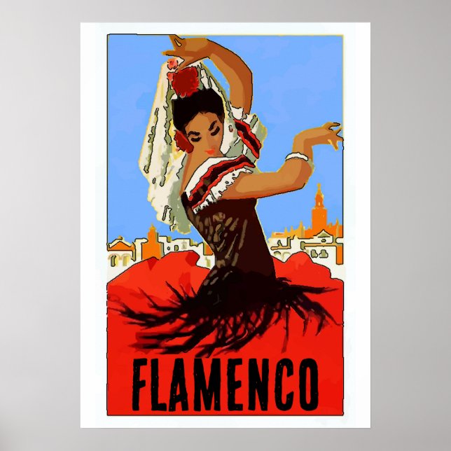 Flamenco Dancer Poster (Framsidan)