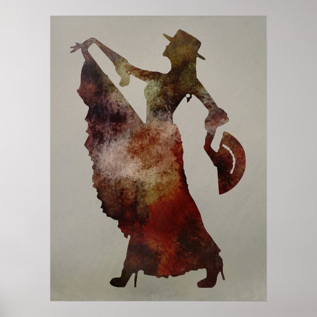 Flamenco Dancer Poster (Framsidan)