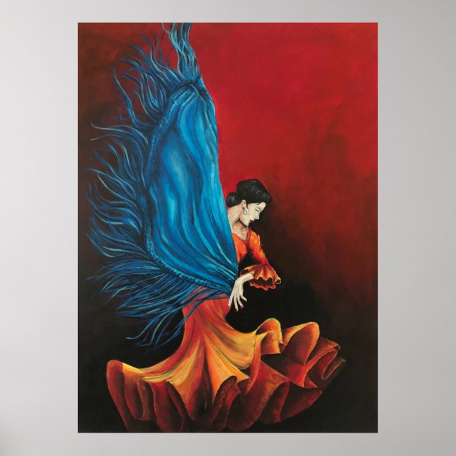 Flamenco Dancer Poster (Framsidan)