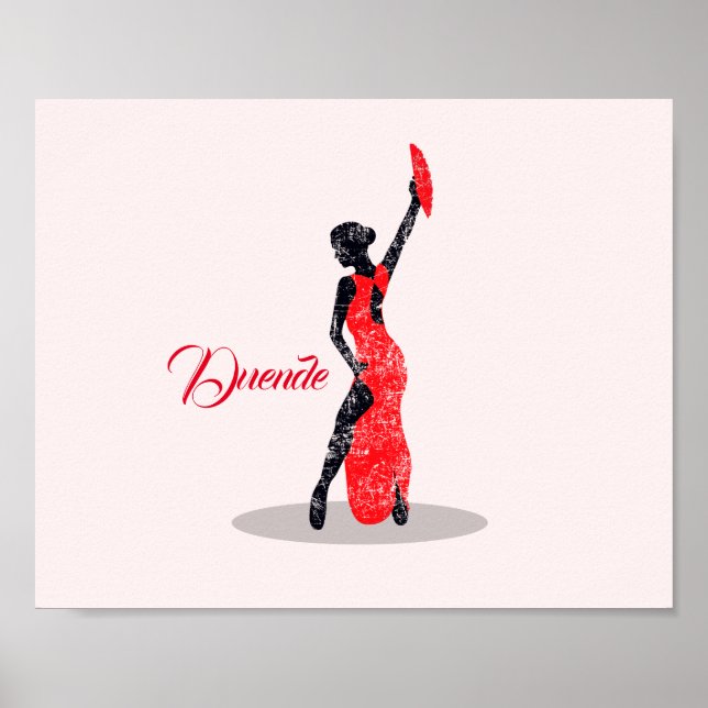 Flamenco Dancer Poster (Framsidan)