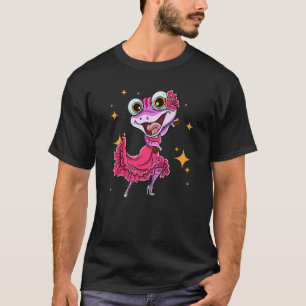 Flamenco Dancer Salamander & Castanets Spanishfol T Shirt