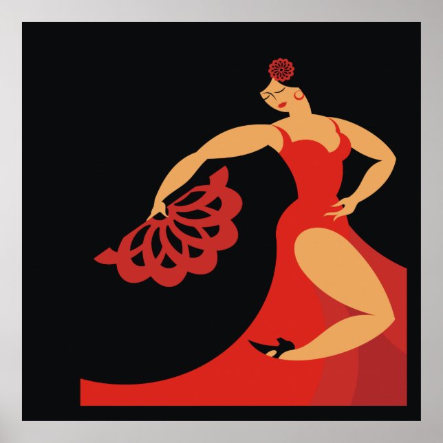 Flamenco Dancer Series Poster Lg. (Framsidan)