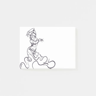 Flamenco dancer sketches post-it block