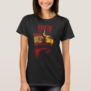Flamenco Dancer Spain Flagga Spanskt kulturarv Art T Shirt