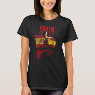 Flamenco Dancer Spain Flagga Spanskt kulturarv Art T Shirt