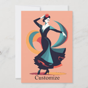 Flamenco Dancer Thunder_Cove Inbjudningar