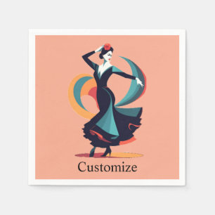 Flamenco Dancer Thunder_Cove Pappersservett