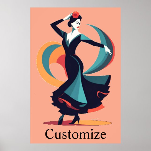 Flamenco Dancer Thunder_Cove Poster (Framsidan)
