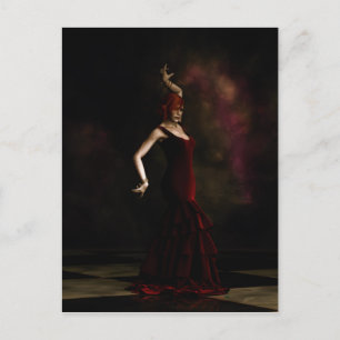 Flamenco Dancer Vykort