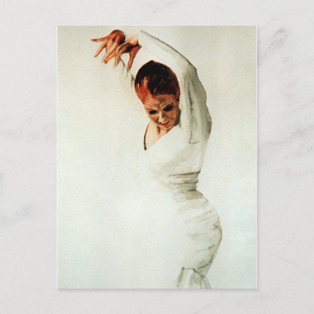 Flamenco Dancer Vykort (Framsida)