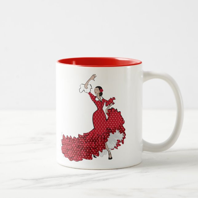 Flamenco Dancers Coffee Mugg (Höger)